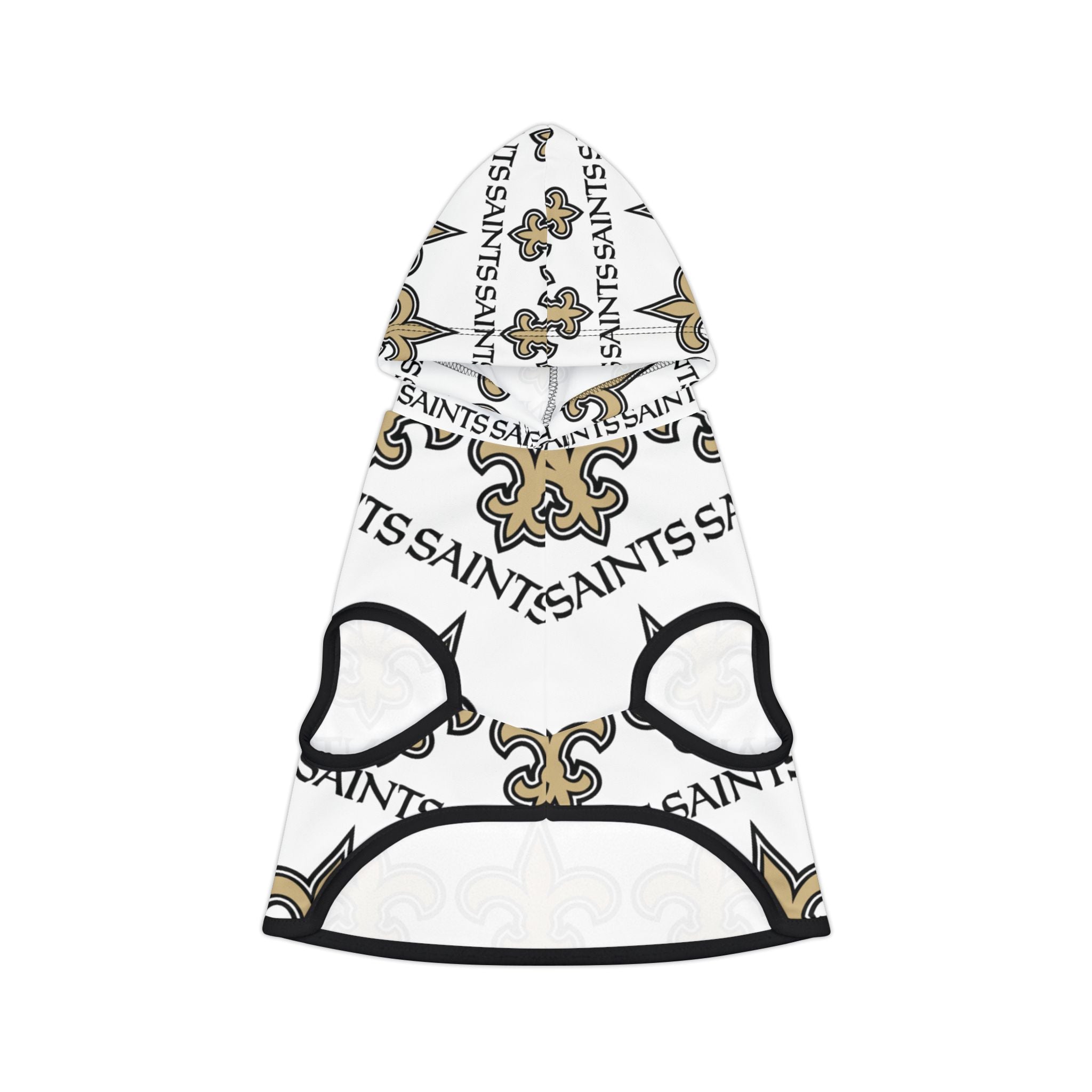 NFL Saints Pet Hoodie (White)