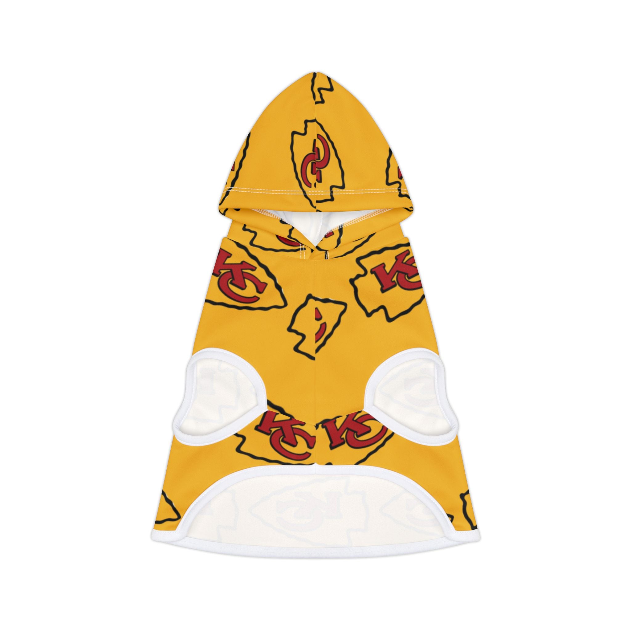 Kansas City Chiefs Pet Hoodie (Yellow)