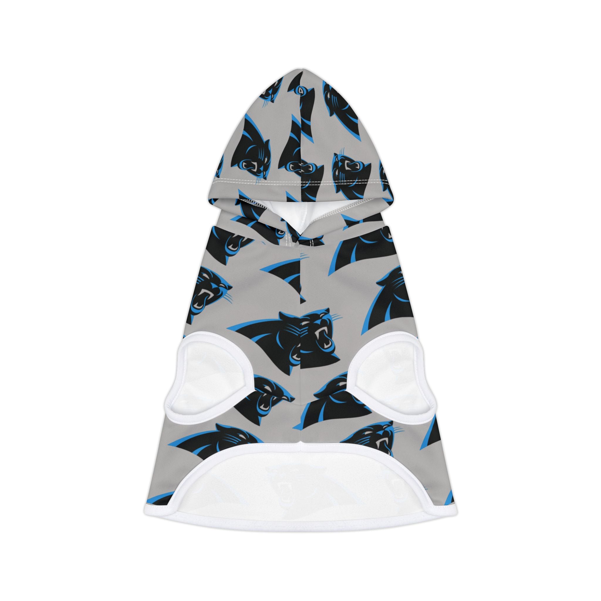 NC Panthers Pet Hoodie (Grey)