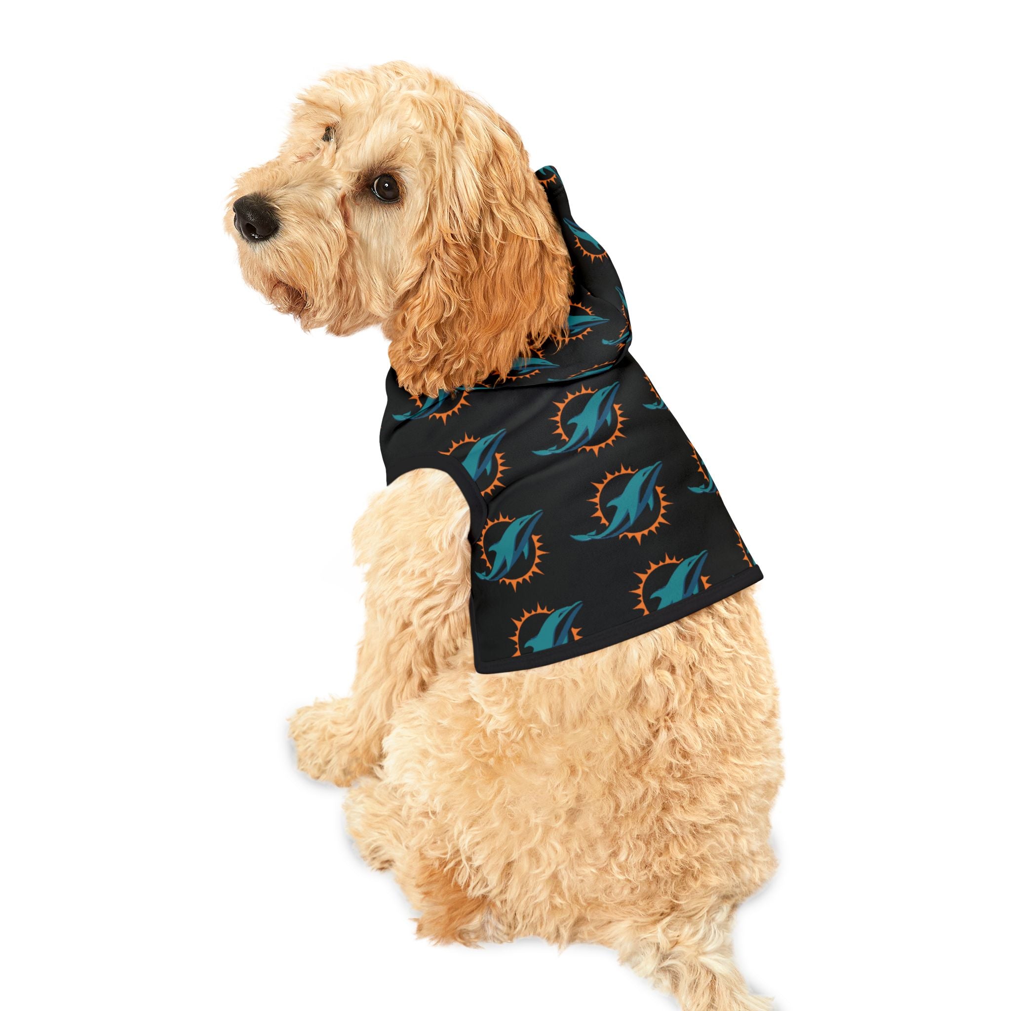 Miami Dolphins Pet Hoodie (Black)
