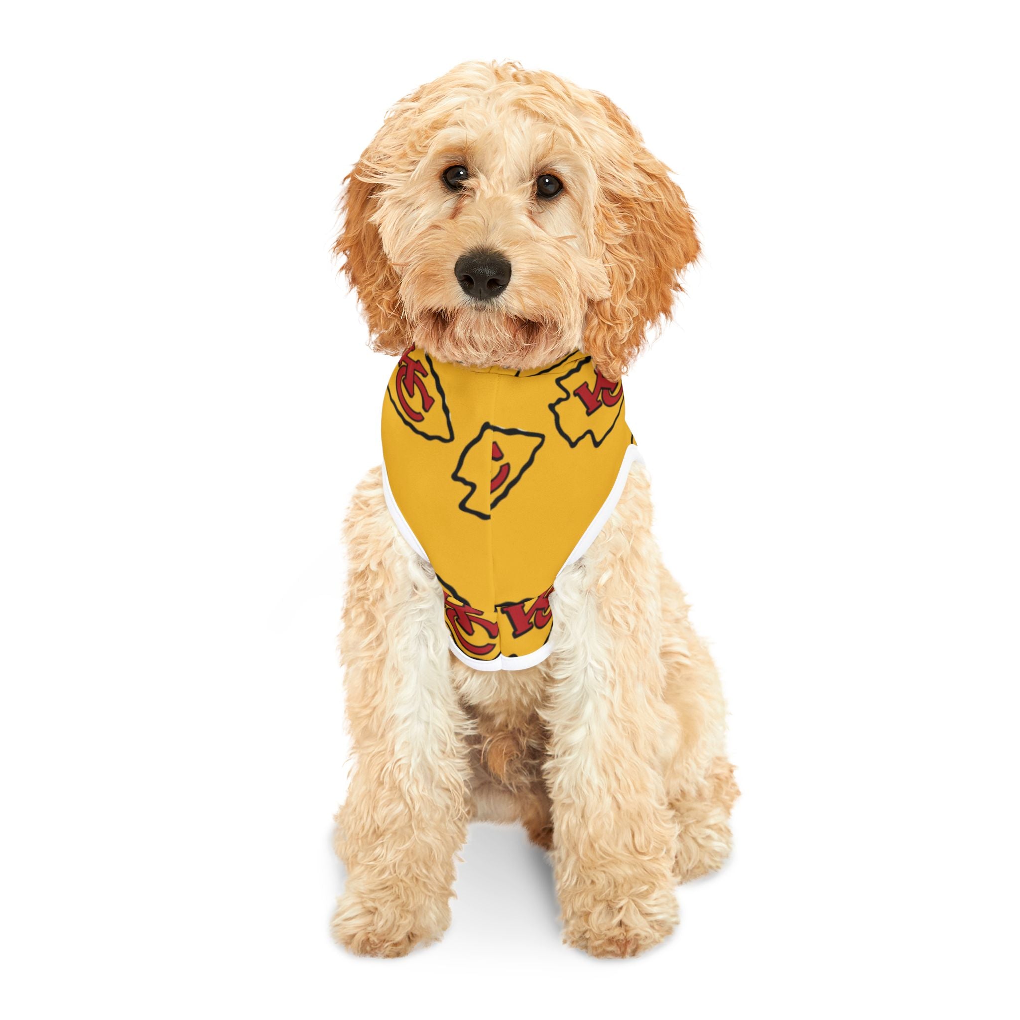 Kansas City Chiefs Pet Hoodie (Yellow)