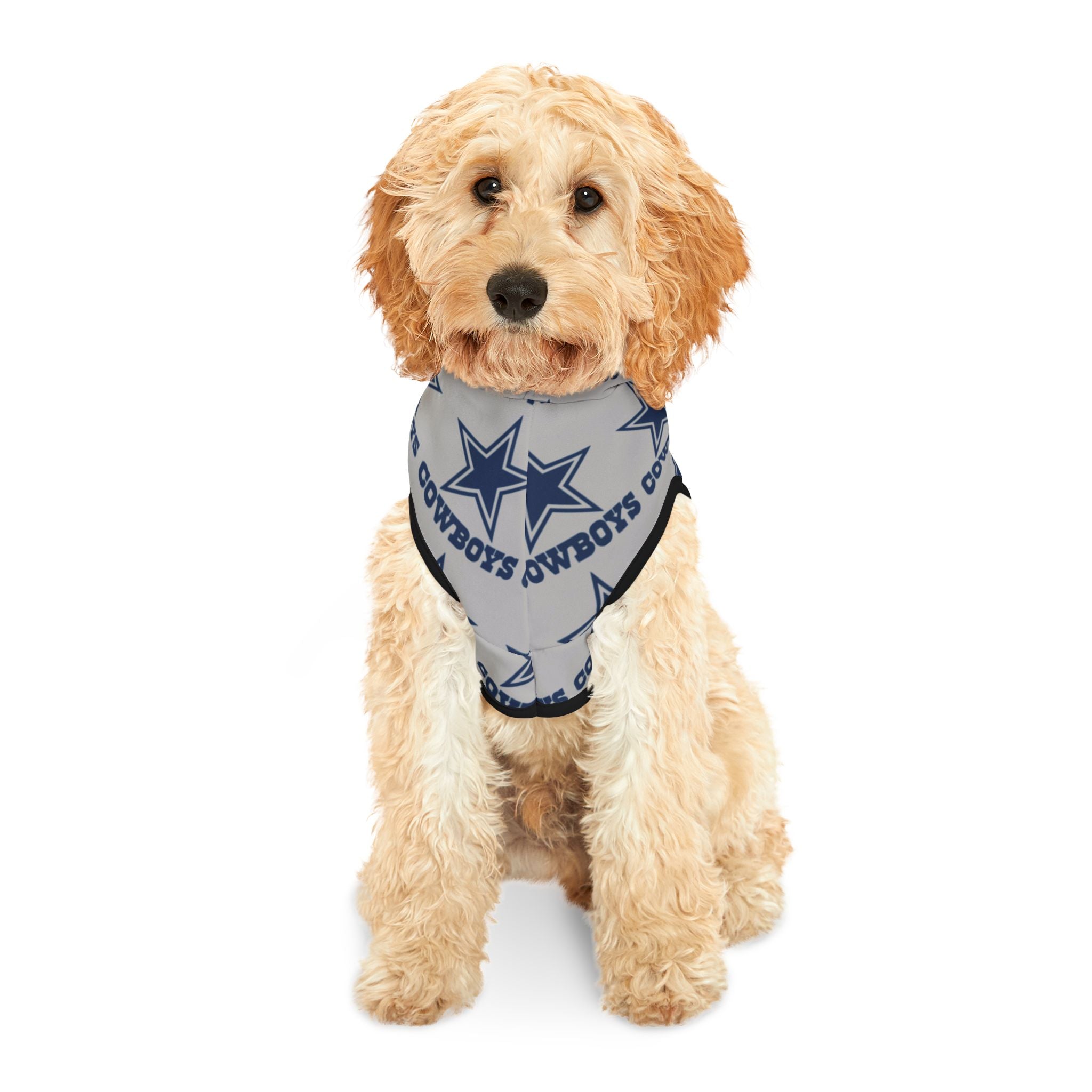 Dallas Cowboys Pet Hoodie (Grey)
