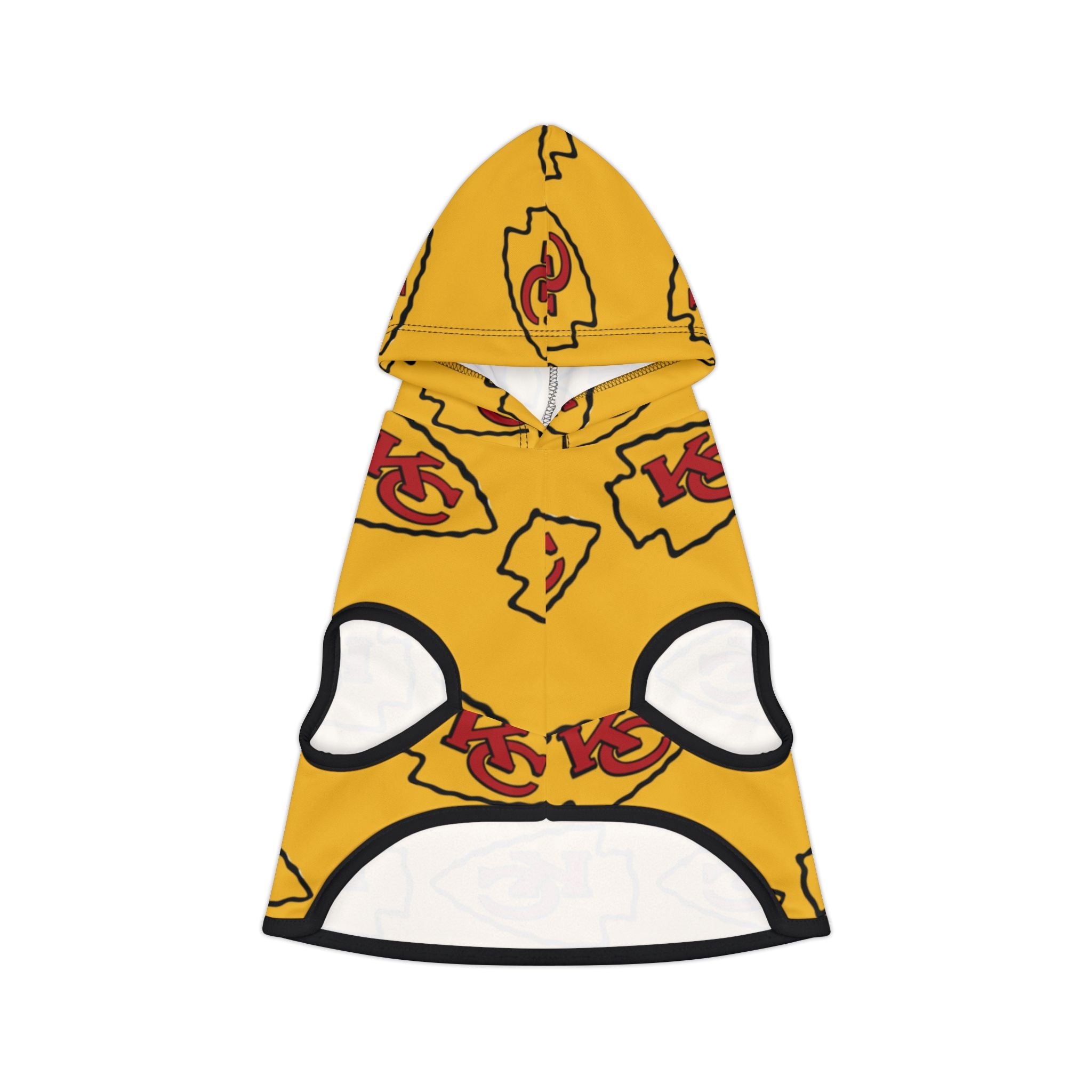 Kansas City Chiefs Pet Hoodie (Yellow)