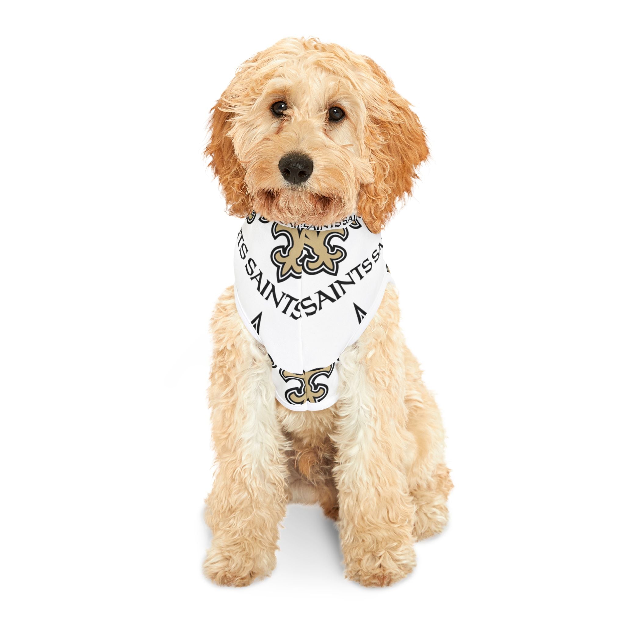 NFL Saints Pet Hoodie (White)
