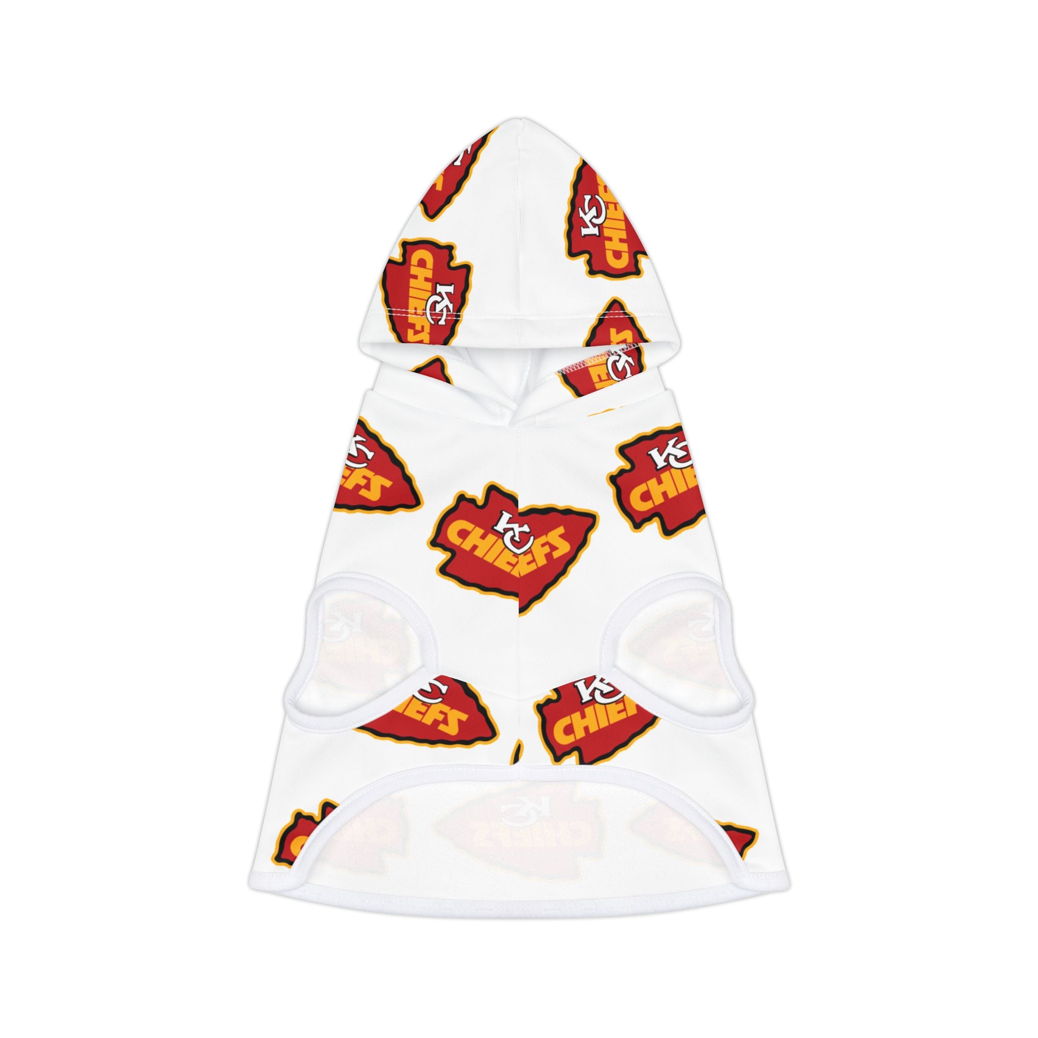 Kansas City Chiefs Pet Hoodie (White)