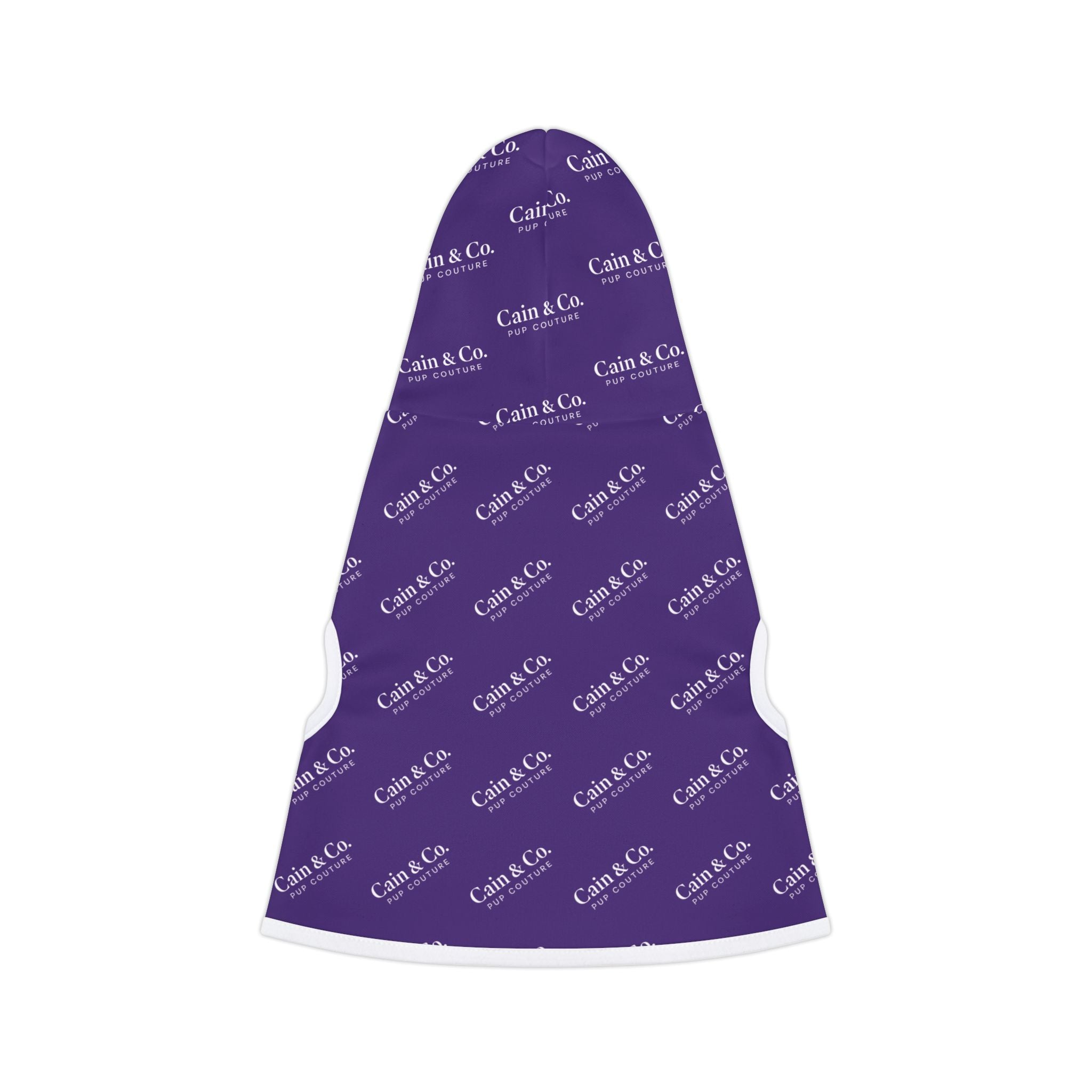 Purple & White Cain & Co. Hoodie