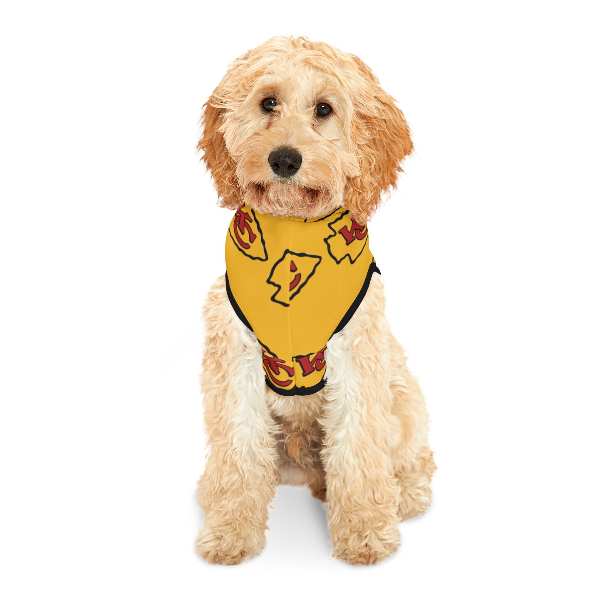 Kansas City Chiefs Pet Hoodie (Yellow)