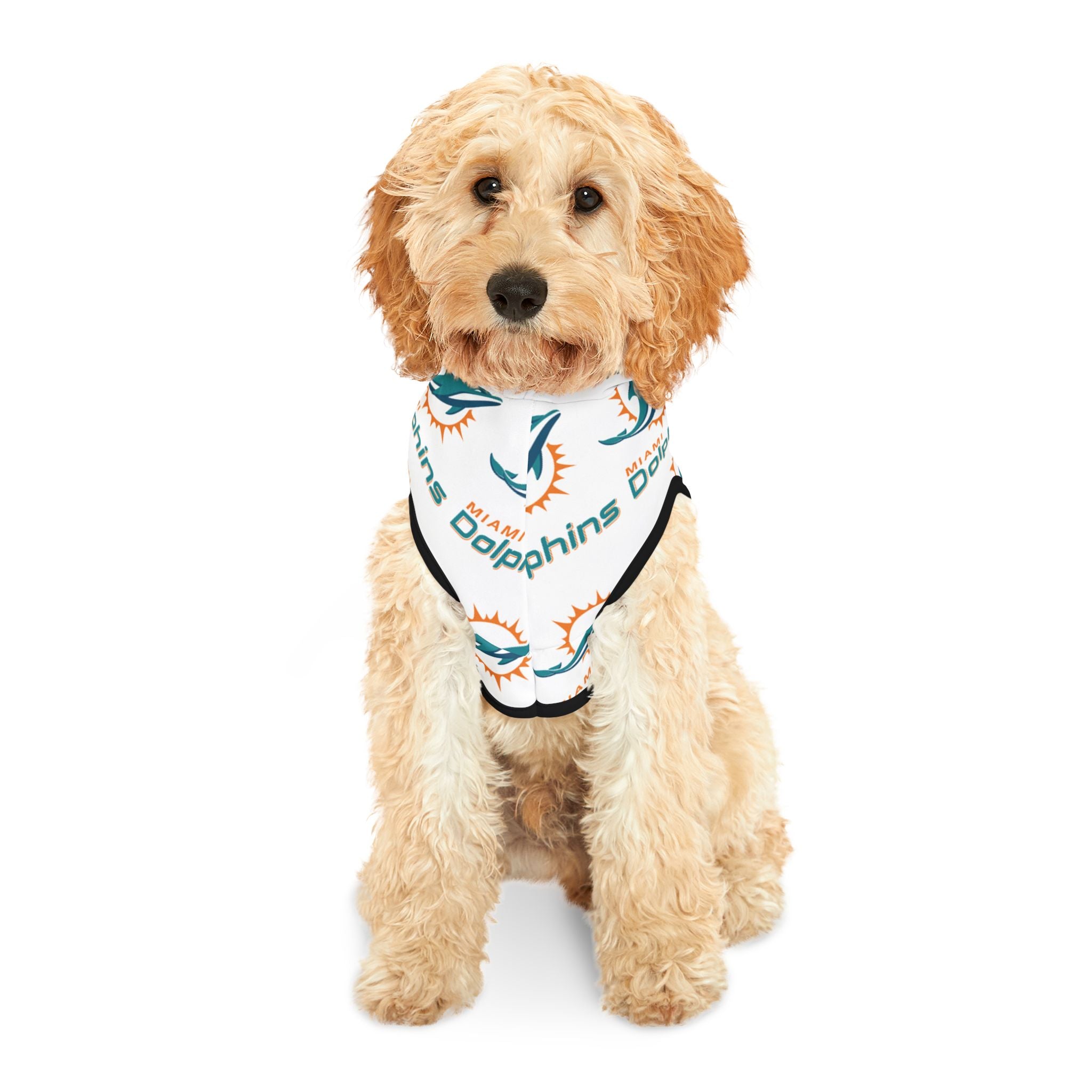 Miami Dolphins Pet Hoodie (White)