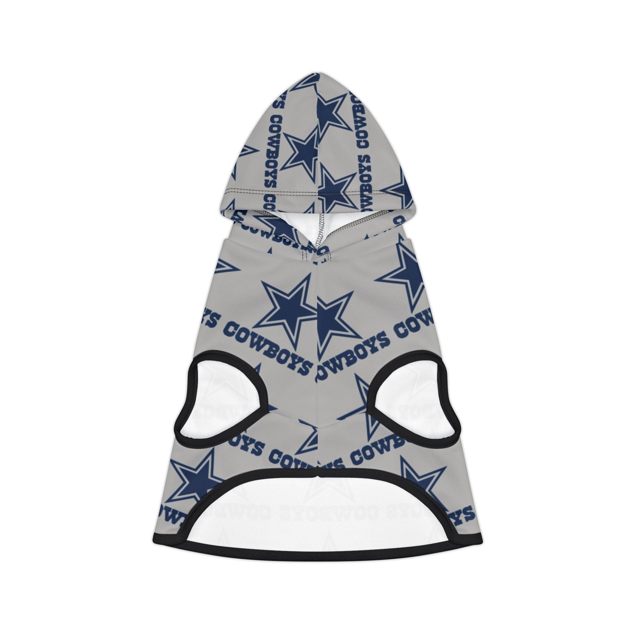 Dallas Cowboys Pet Hoodie (Grey)