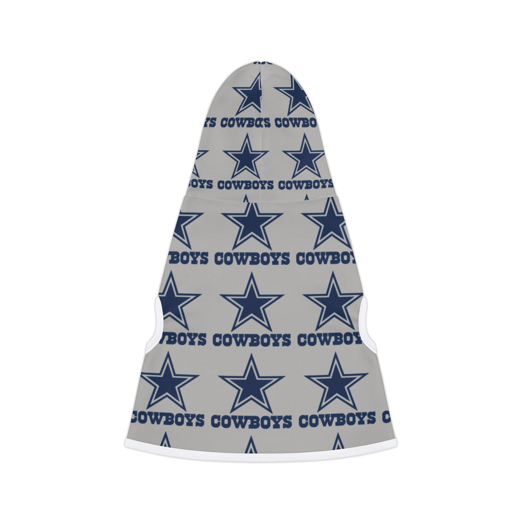 Dallas Cowboys Pet Hoodie (Grey)