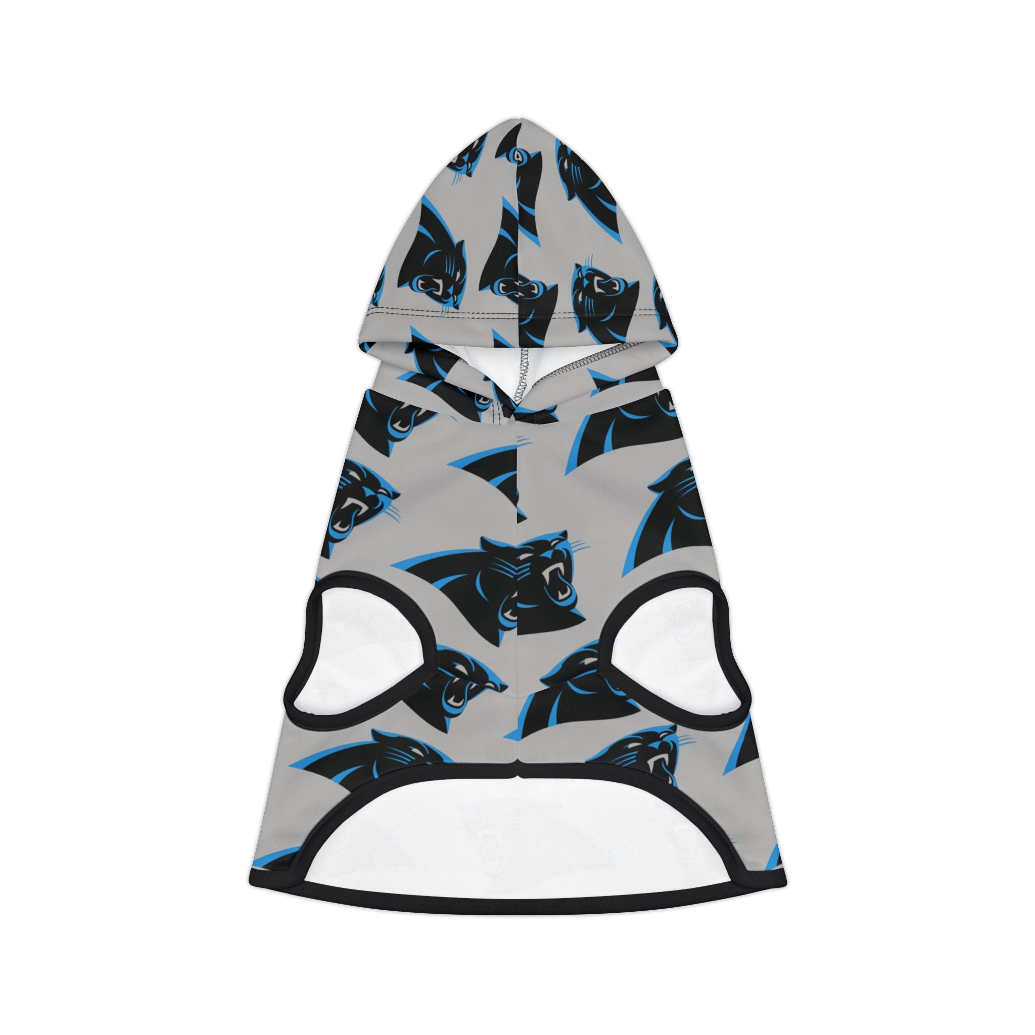 NC Panthers Pet Hoodie (Grey)