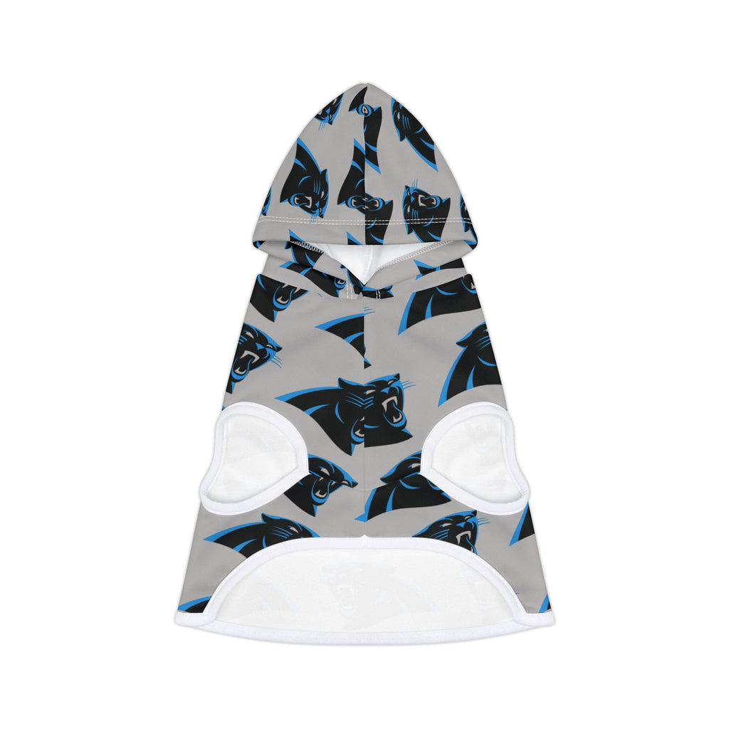 NC Panthers Pet Hoodie (Grey)