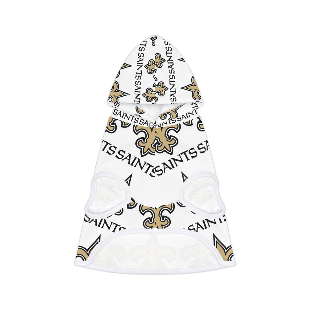 NFL Saints Pet Hoodie (White)