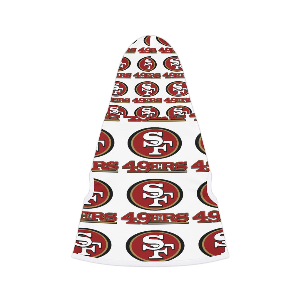 49ers Pet Hoodie (White)