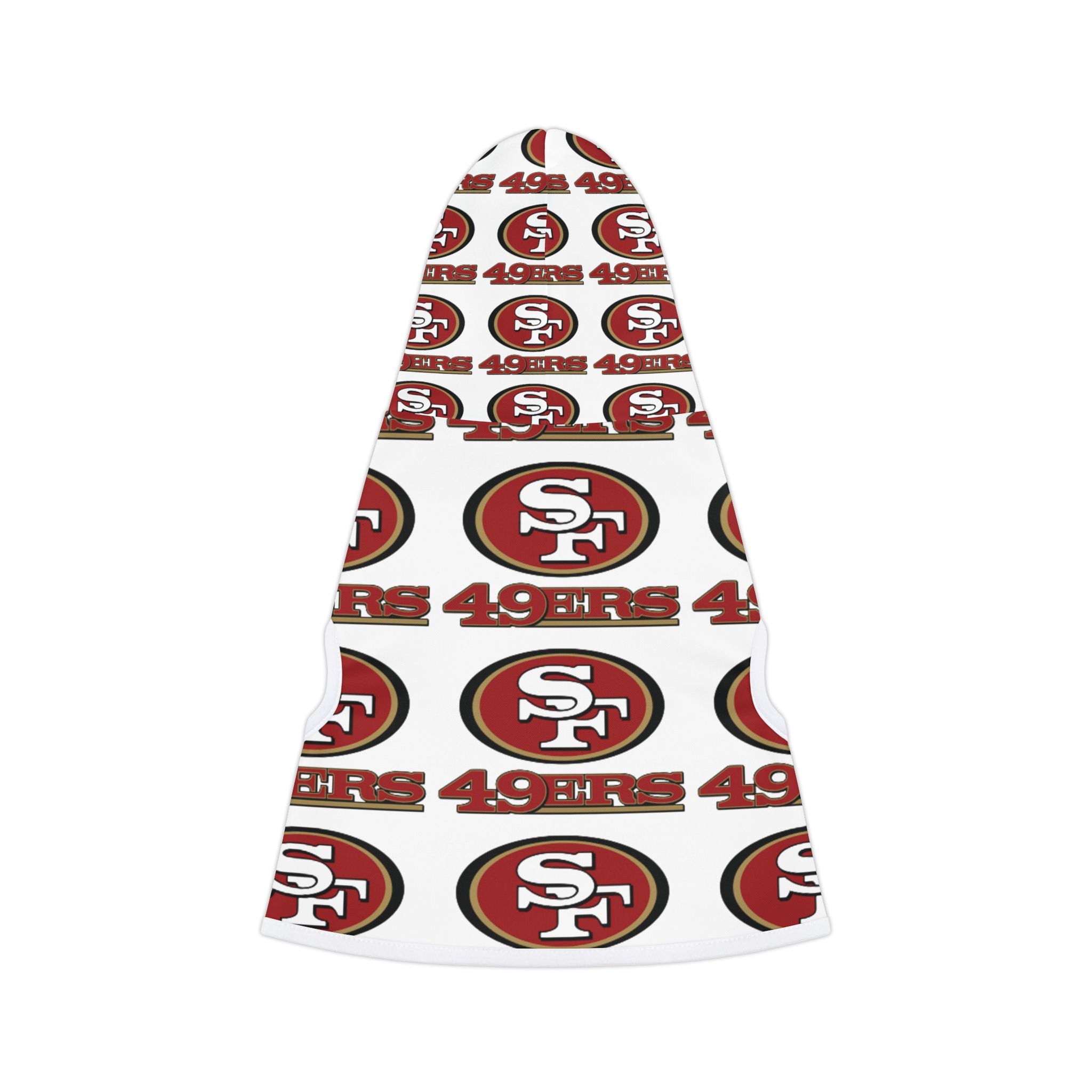 49ers Pet Hoodie (White)