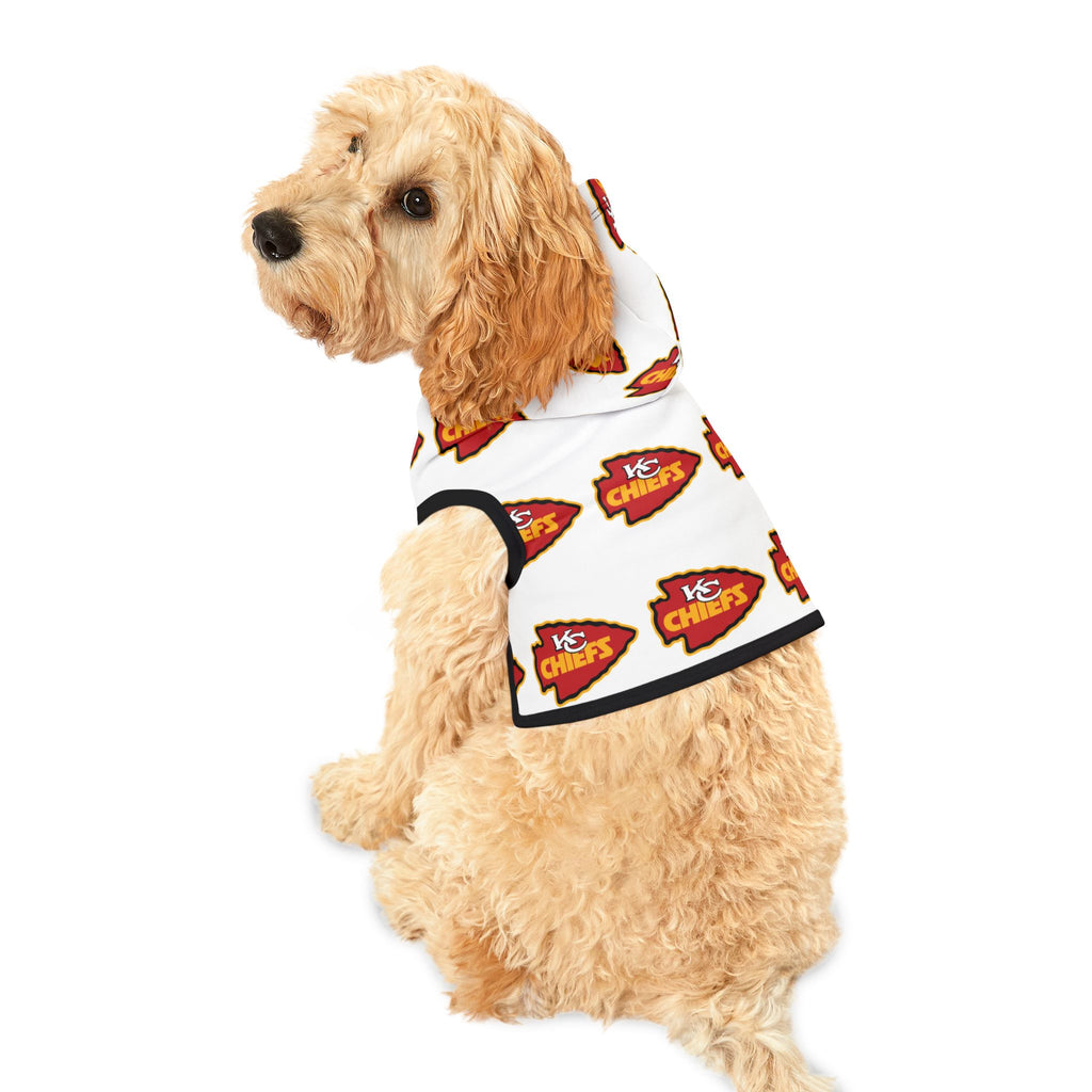 Kansas City Chiefs Pet Hoodie (White)