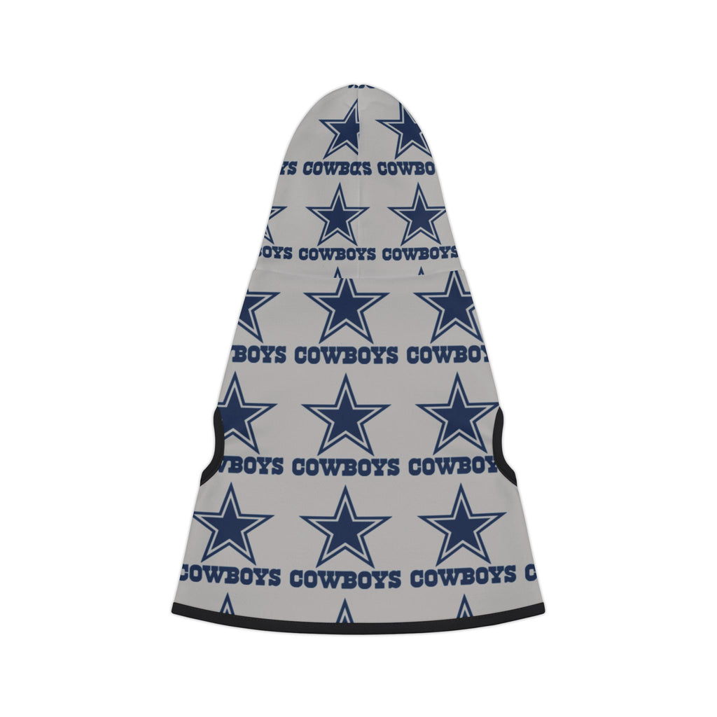 Dallas Cowboys Pet Hoodie (Grey)