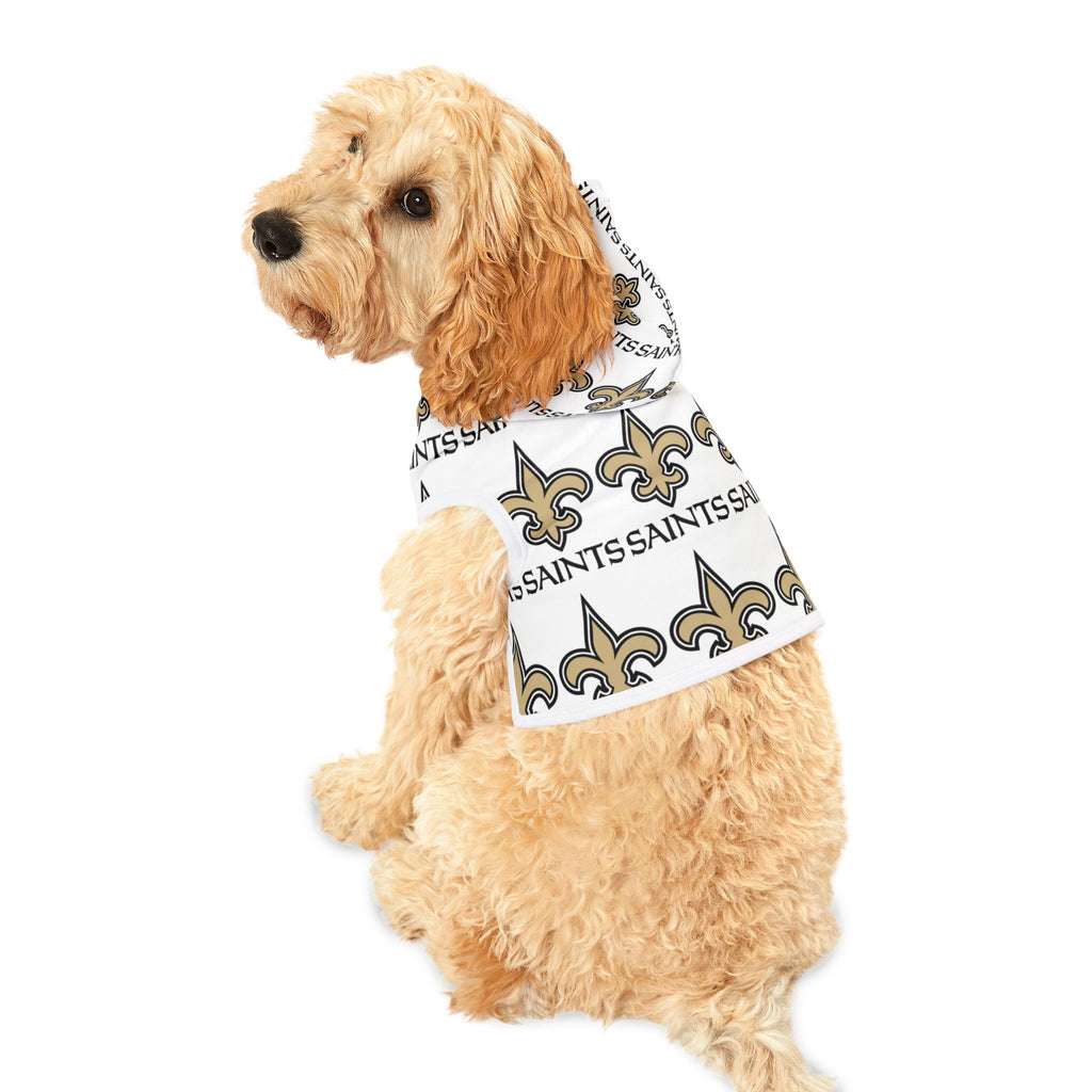 NFL Saints Pet Hoodie (White)