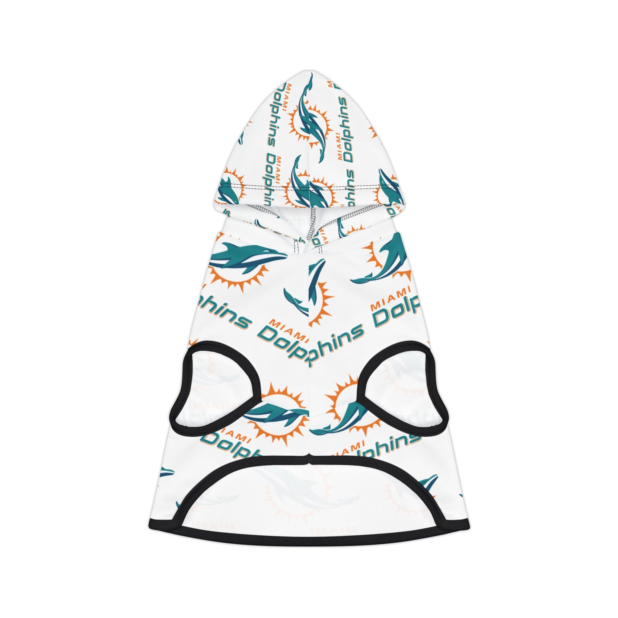 Miami Dolphins Pet Hoodie (White)