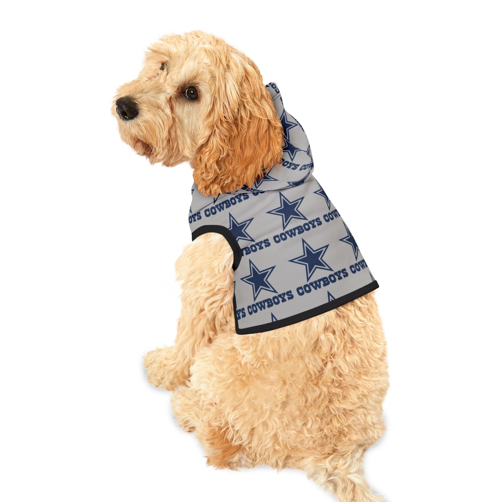 Dallas Cowboys Pet Hoodie (Grey)