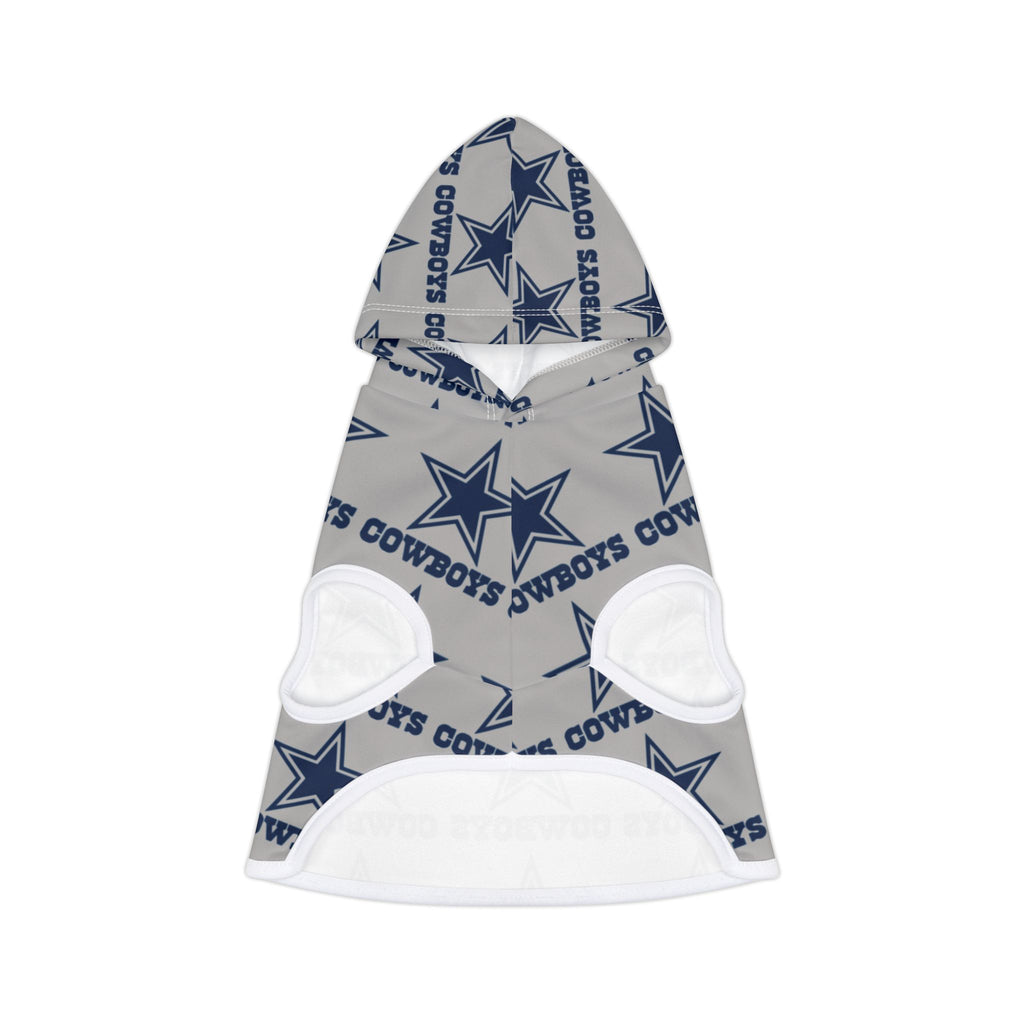 Dallas Cowboys Pet Hoodie (Grey)