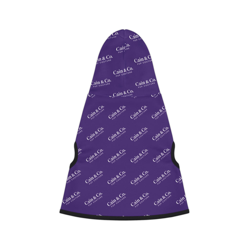 Purple & White Cain & Co. Hoodie