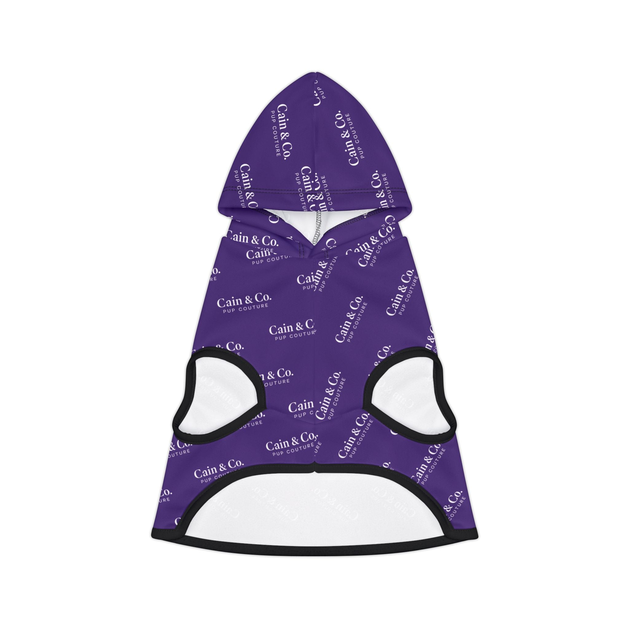 Purple & White Cain & Co. Hoodie