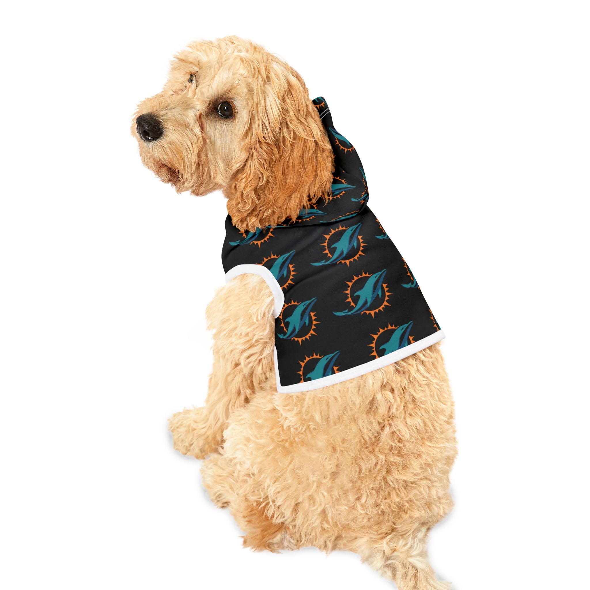 Miami Dolphins Pet Hoodie (Black)