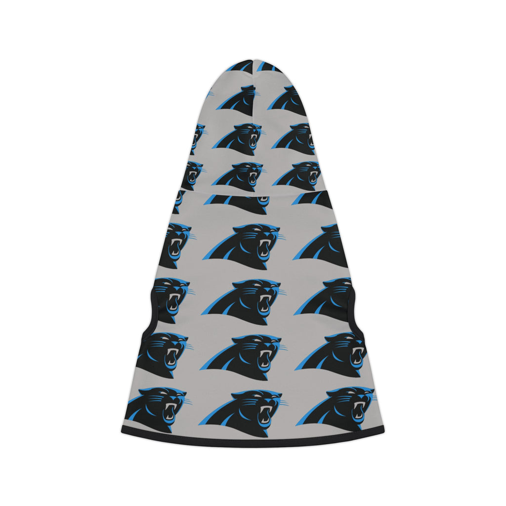 NC Panthers Pet Hoodie (Grey)
