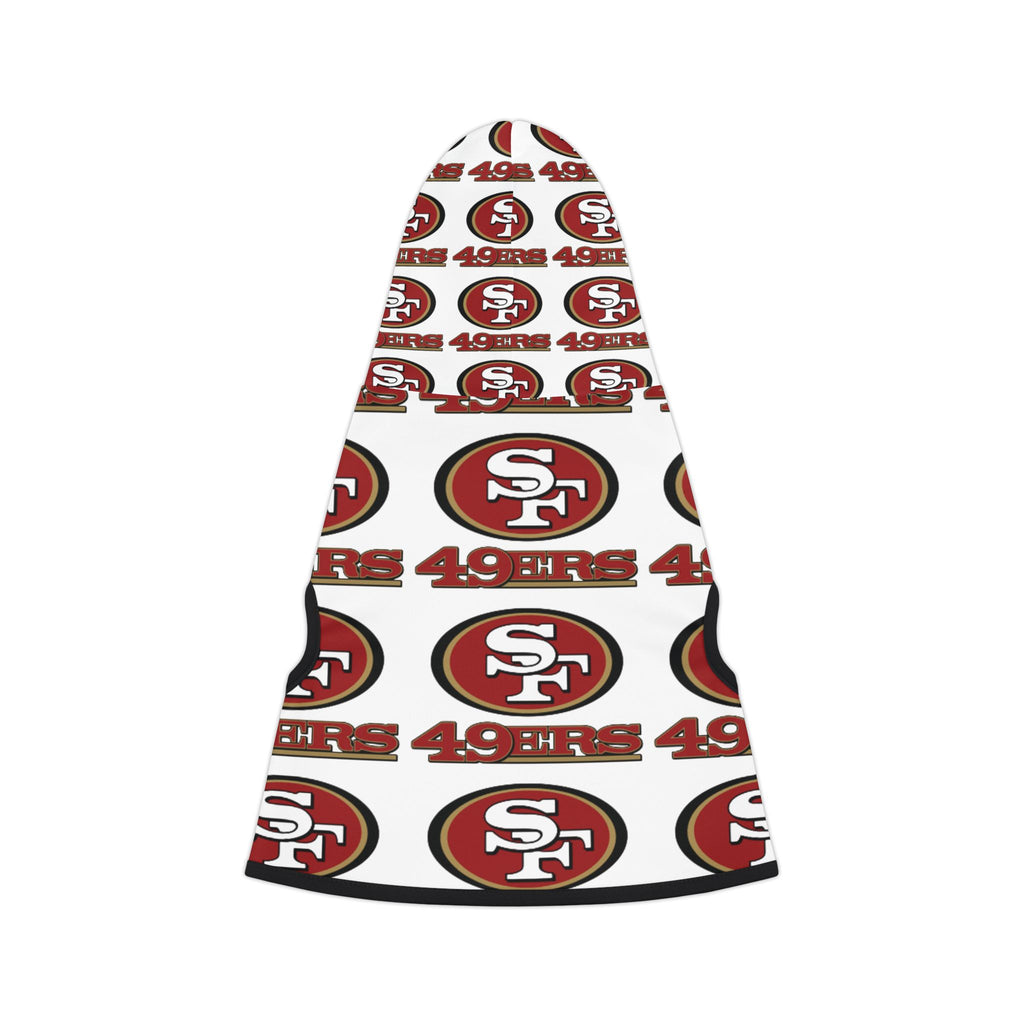 49ers Pet Hoodie (White)