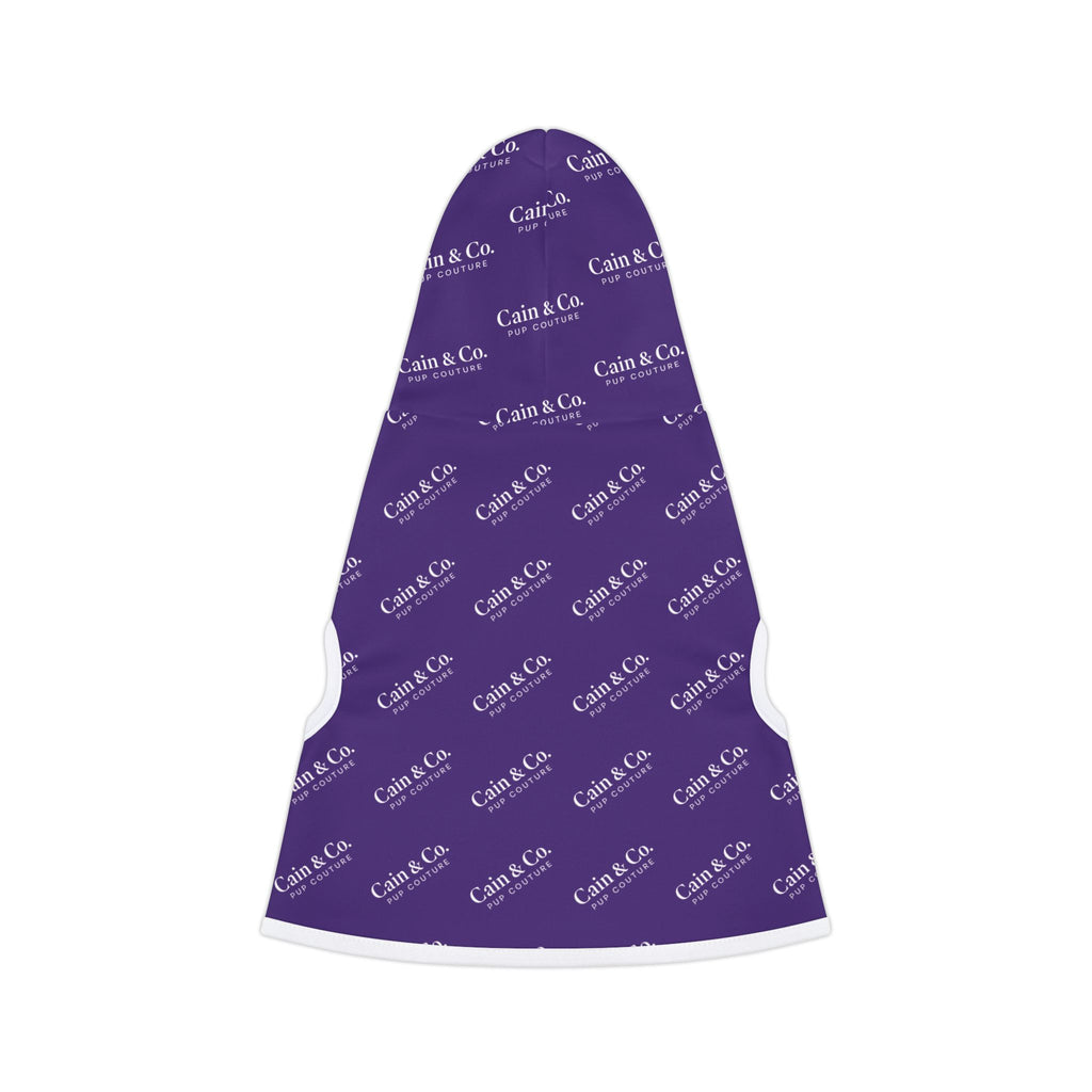 Purple & White Cain & Co. Hoodie