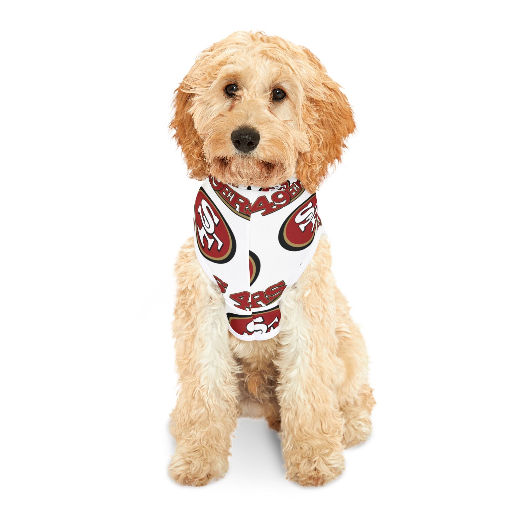 49ers Pet Hoodie (White)