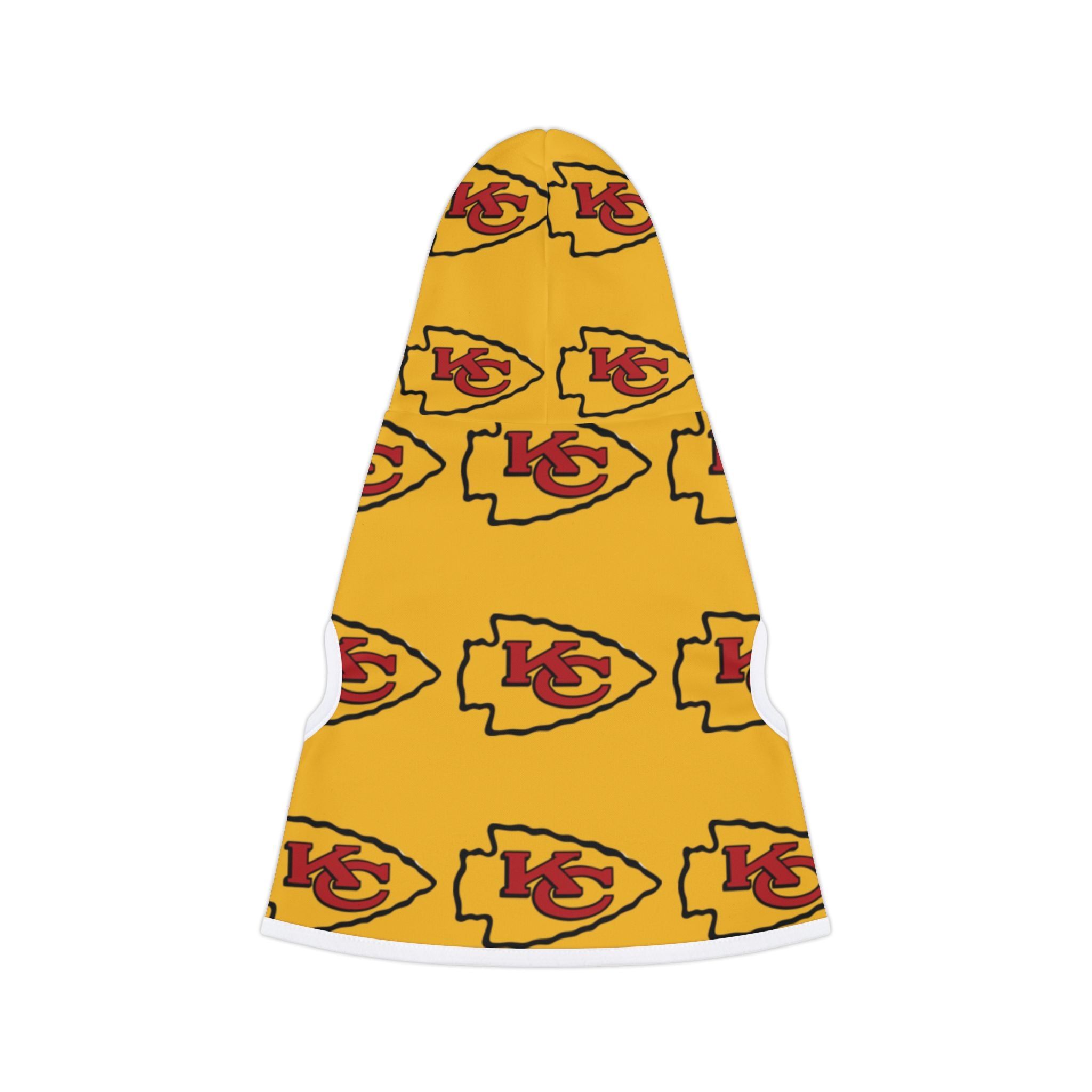 Kansas City Chiefs Pet Hoodie (Yellow)