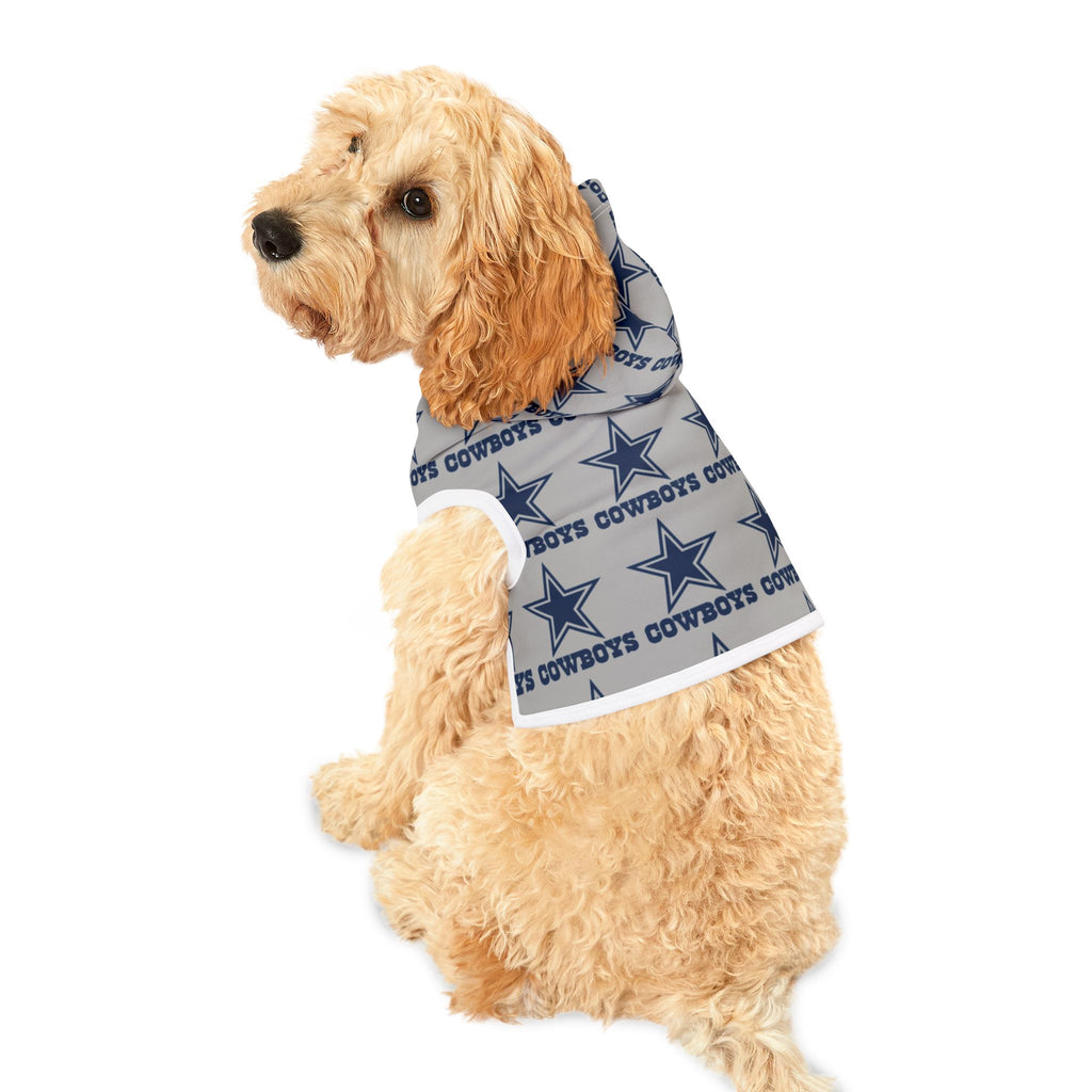Dallas Cowboys Pet Hoodie (Grey)