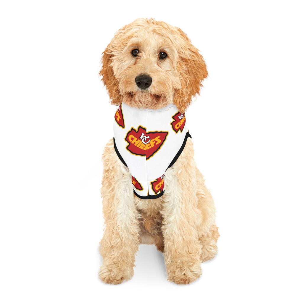 Kansas City Chiefs Pet Hoodie (White)
