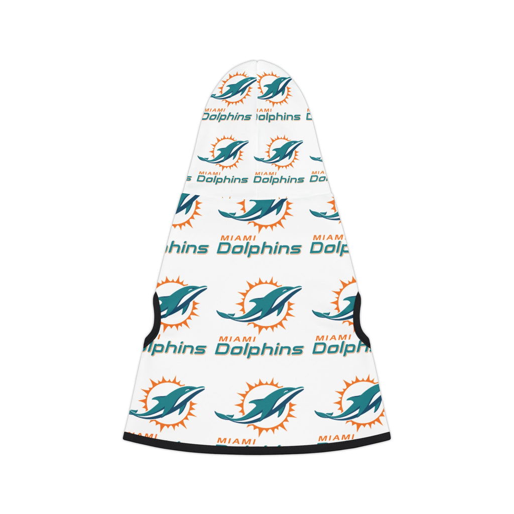Miami Dolphins Pet Hoodie (White)