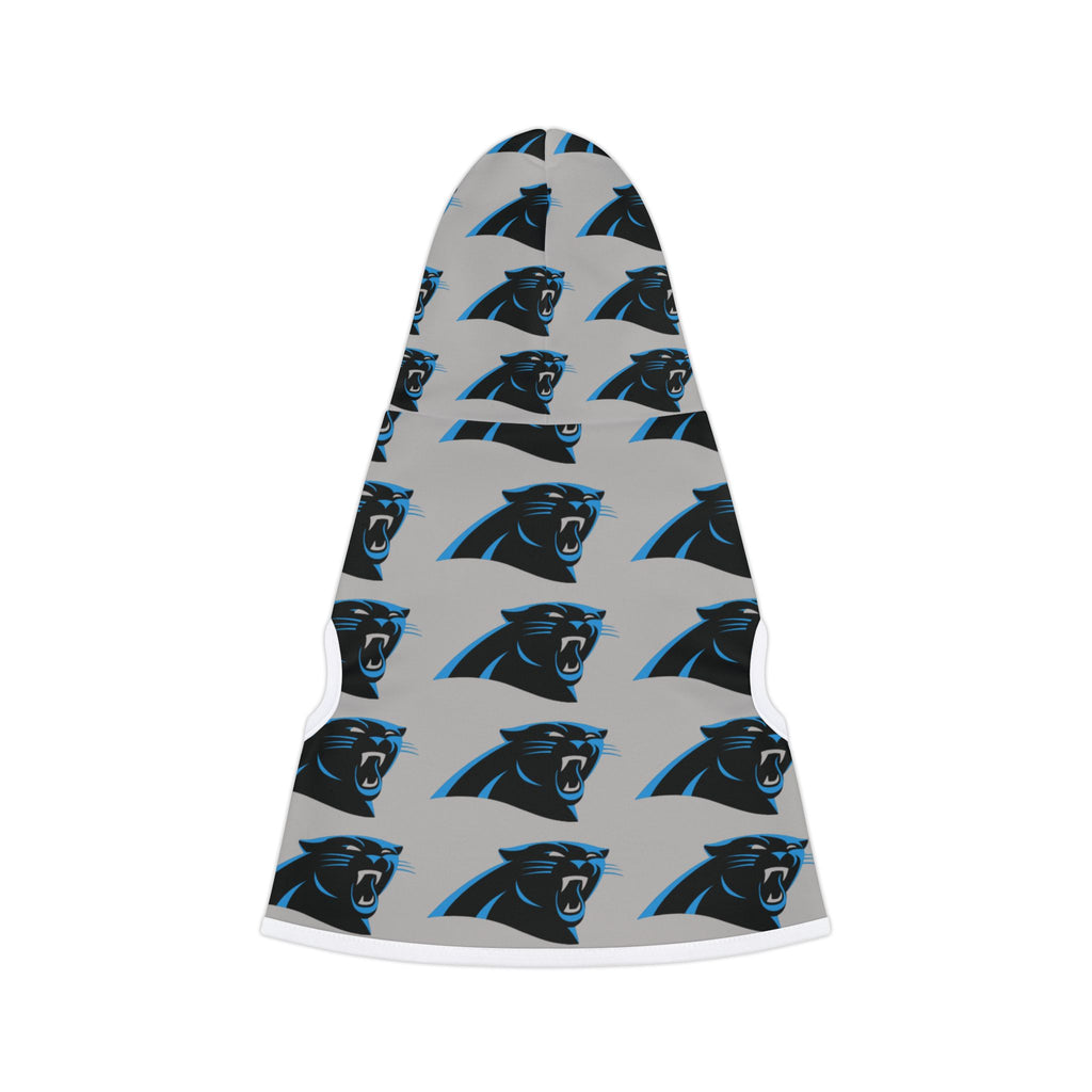 NC Panthers Pet Hoodie (Grey)